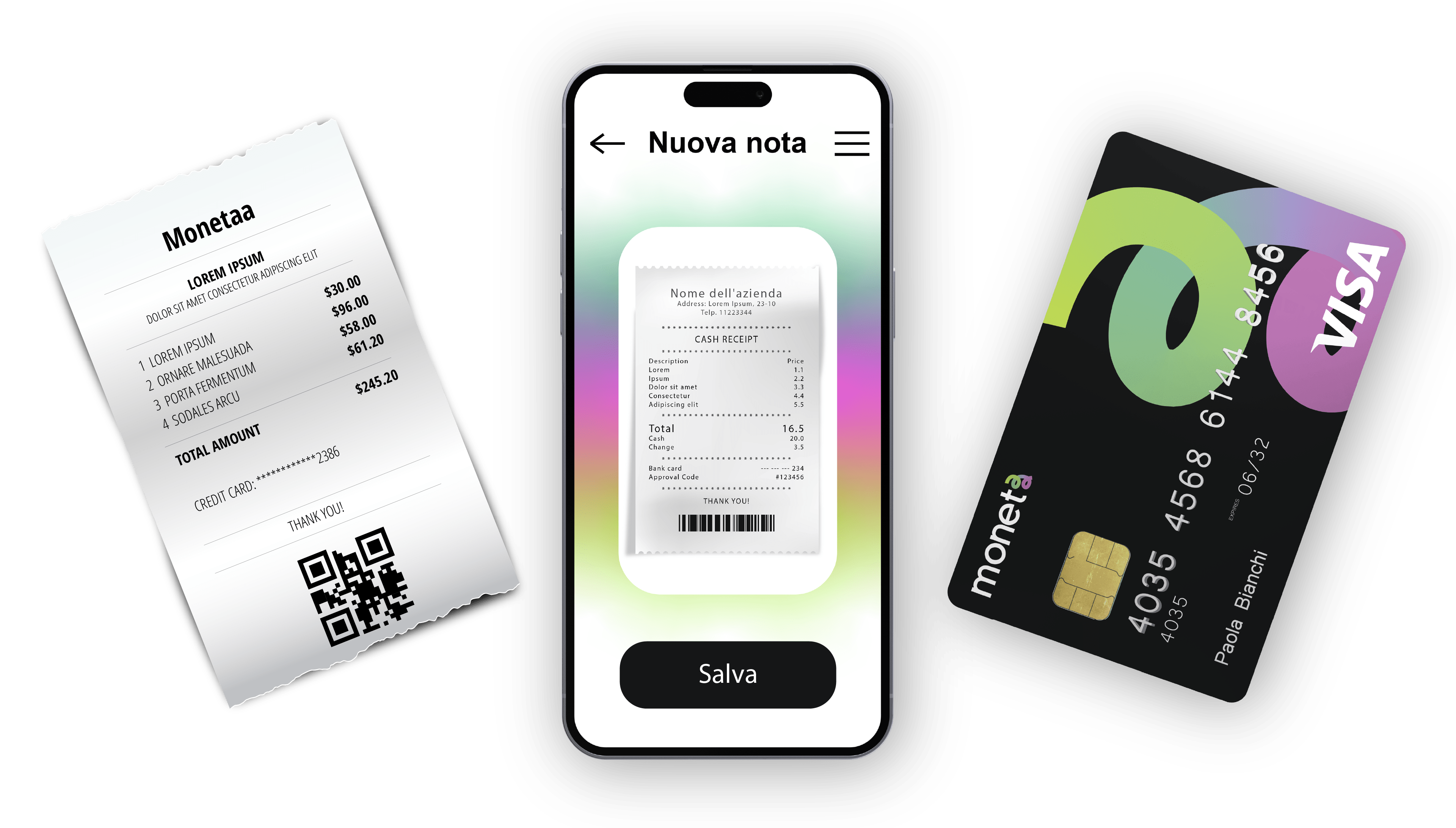 Monetaa app and card